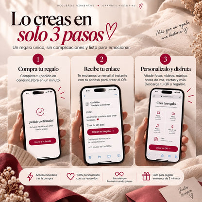 ConQRiño | Regalo QR Personalizable