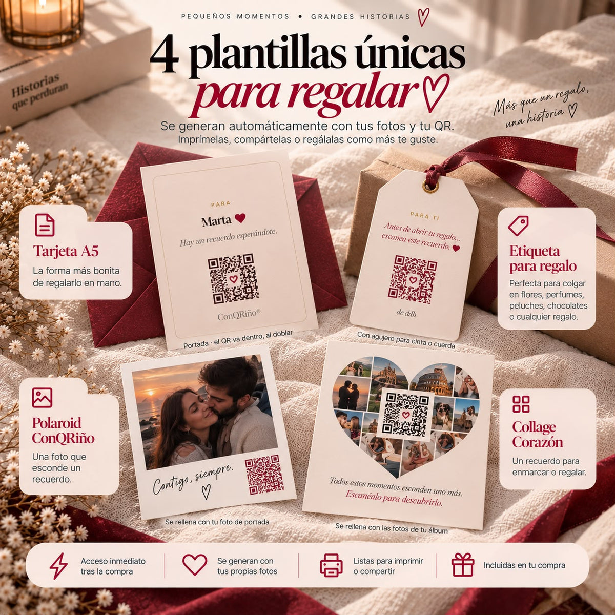 ConQRiño | Regalo QR Personalizable