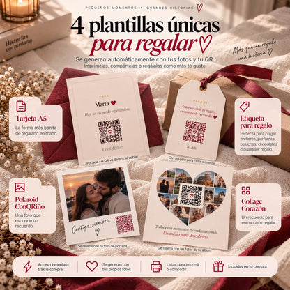 ConQRiño | Regalo QR Personalizable